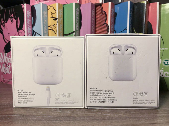 độ hở của hộp AirPods 2