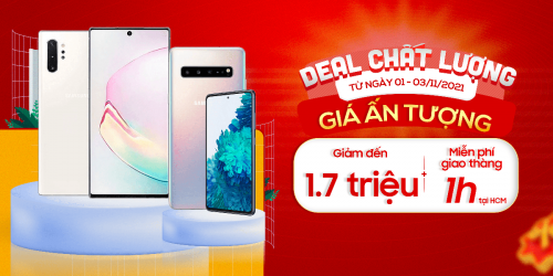 Sale khủng đầu tháng: Galaxy Note 10 Plus 5G, S20 5G giảm đến 1,7 triệu
