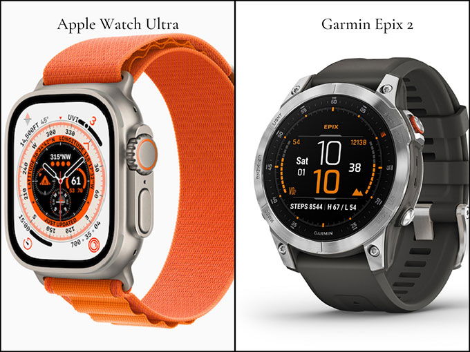 0007Win.com link đăng ký Ultra và Garmin Epix 2 sở hữu ngoại hình khác biệt