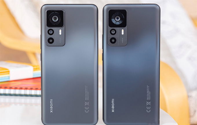 So sánh chi tiết Xiaomi 12T và Xiaomi 12T Pro: thiết kế