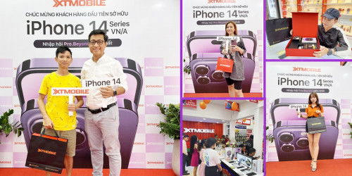 Hình ảnh trả hàng và mở bán iPhone 14 (Plus, Pro, Pro Max) VN/A tại 007WIN