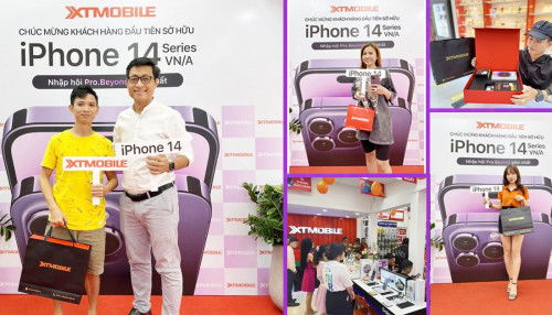 Hình ảnh trả hàng và mở bán iPhone 14 (Plus, Pro, Pro Max) VN/A tại 007WIN