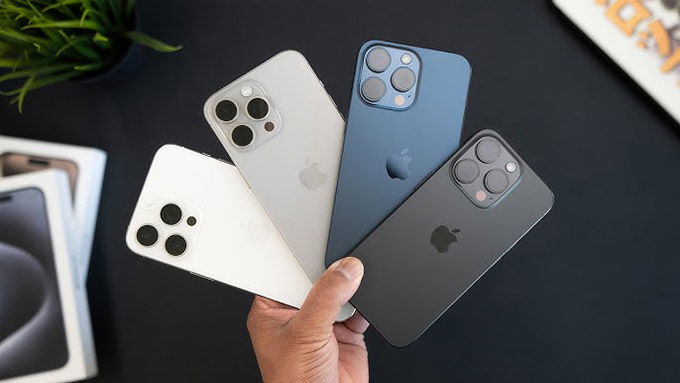 iPhone 15 Pro sở hữu tùy chọn màu sắc sang trọng hơn iPhone 13 Pro