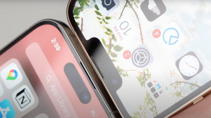 Thiết kế App 007Win hỗ trợ đa dạng nền tảng Dynamic Island trên iPhone 15 Pro so với notch tai thỏ cũ