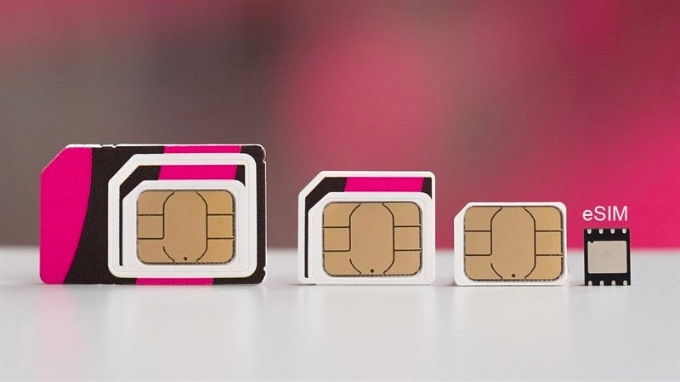 Sự khác biệt giữa eSIM và SIM vật lý