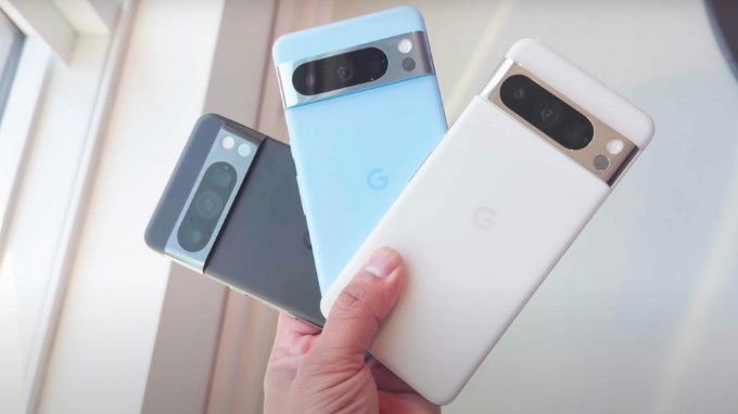 3 tông màu trên Google Pixel 8 Pro