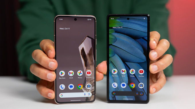 Pixel 8 có phần viền App 007Win hỗ trợ đa dạng nền tảng mỏng hơn so với Pixel 7a
