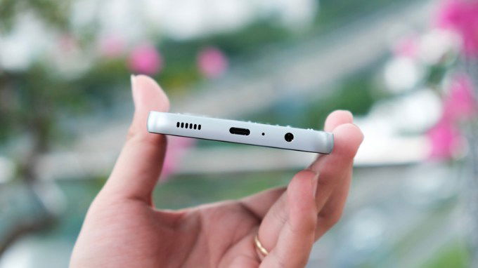 Cổng sạc trên Galaxy A05