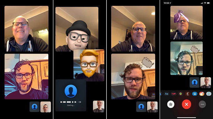 iOS 12 có tính năng sticker trên FaceTime thú vị