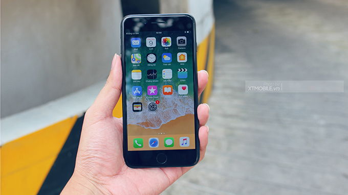 Màn hình iPhone 7 Plus cũ (bản quốc tế) sử dụng gam màu rộng