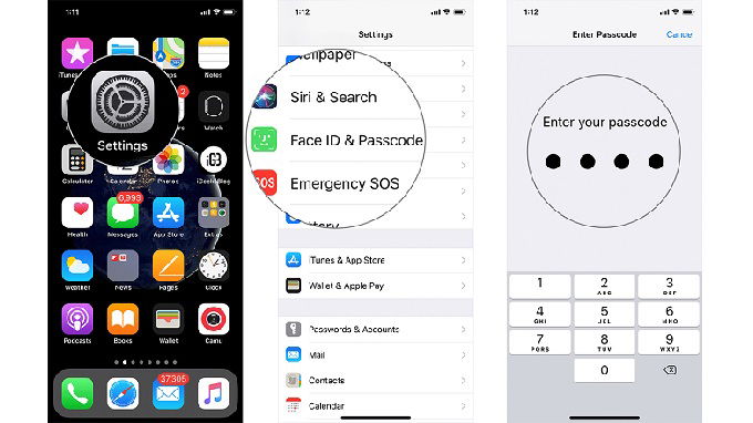 Đầu tiên, bạn cần thử đặt lại Face ID