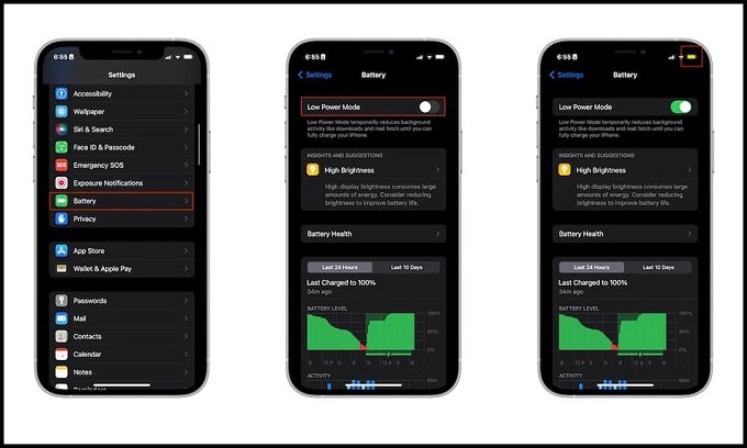 Bật chế độ nguồn điện thấp để tăng thời lượng sử dụng pin trên iPhone 13