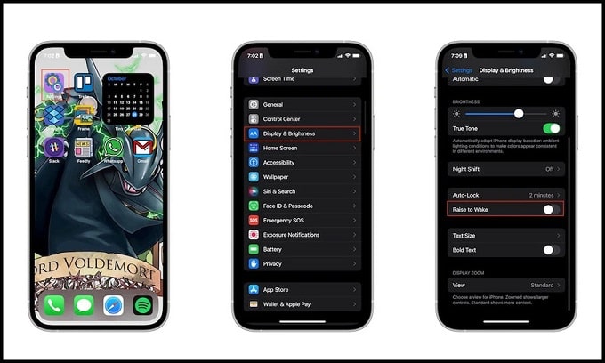Tắt chế độ Raise to Wake để tăng thời lượng pin trên iPhone 13