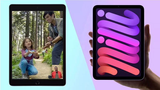 iPad Gen 9 và iPad mini 6 có giá lệch nhau