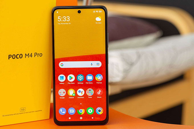 POCO M4 Pro có chỉ số hiển thị thấp hơn bản tiền nhiệm