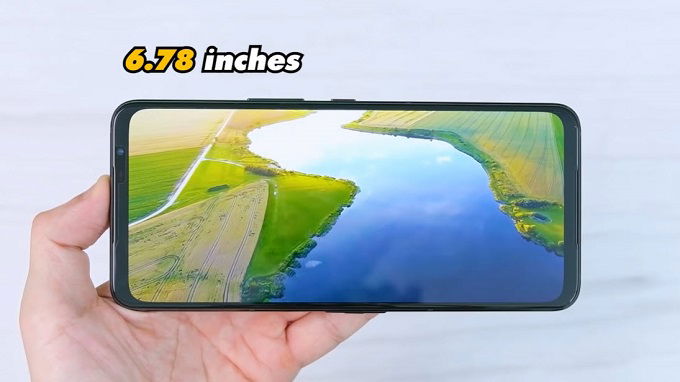 Màn hình Asus ROG Phone 5s ấn tượng