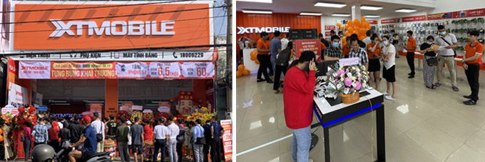 Không khí tại cửa hàng 007WIN Biên Hoà trước giờ khai trương