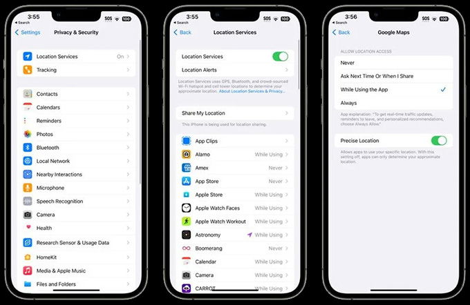 Cách hạn chế các ứng dụng theo dõi vị trí trên iPhone