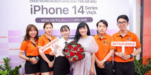 Ca sĩ Phương Thanh mua iPhone 14 Pro Max tím lịm tại 007WIN
