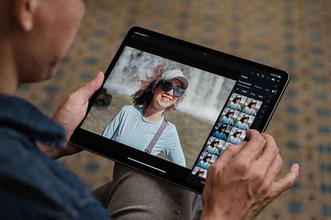 Cấu hình của iPad Pro 2022 M2 12.9inch 256GB Wifi 5G dễ dàng xử lý hình ảnh 