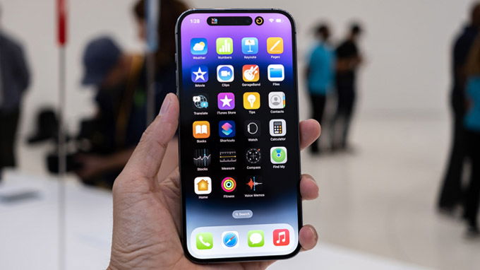 Màn hình iPhone 14 Pro 256GB cũ hiển thị sắc nét