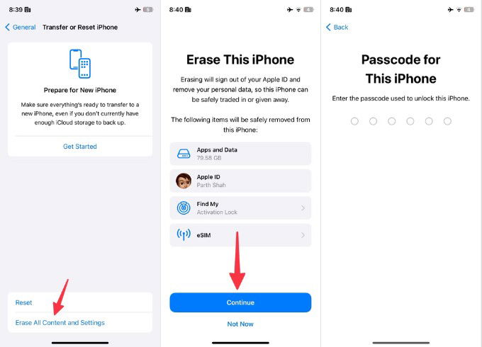 Các bước khôi phục cài đặt gốc trên iPhone