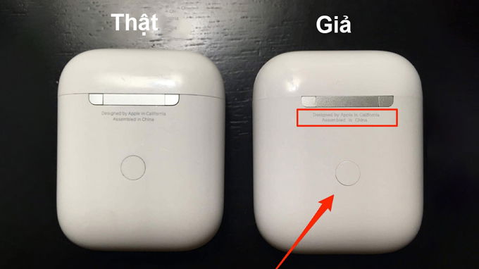 Kiểm tra tai nghe Apple thật - giả