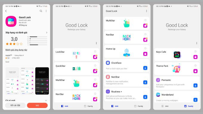 Ứng dụng Good Lock trên Galaxy Z Fold 5
