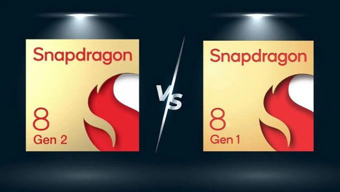 Con chip Snapdragon 8 Gen 2 và Snapdragon 8 Gen 1