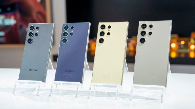 Bảng màu mới trên Galaxy S24 Ultra