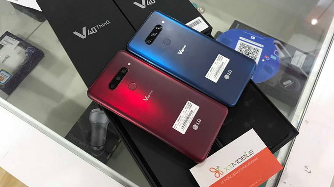 LG V40 ThinQ có ngoại hình bắt mắt