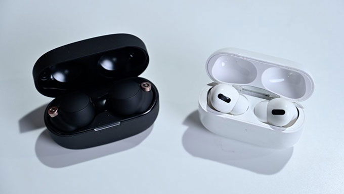 WF-1000XM4 sẽ có kích thước lớn hơn AirPods Pro một chút