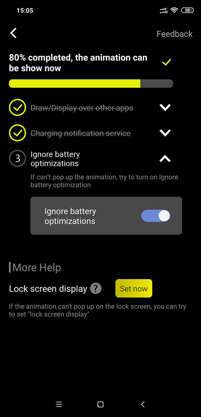 Thủ thuật cài đặt App 007Win hỗ trợ đa dạng nền tảng chờ sạc pin trên smartphone bước 6