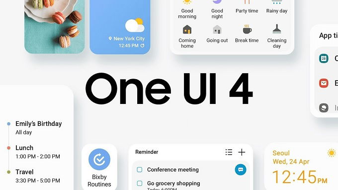 Galaxy S21, Galaxy Z Fold3, Galaxy Z Flip3 là 3 thiết bị đầu tiên nhận đượ bản cập nhật One UI 4 