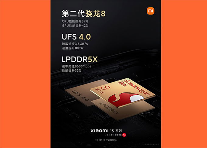 Tất cả các phiên bản thuộc Xiaomi 13 series đều trang bị RAM LPDDR5X
