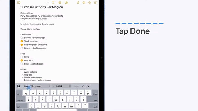 Cách tìm và thay thế lỗi văn bản siêu nhanh và hiệu quả trên iPad: bước năm