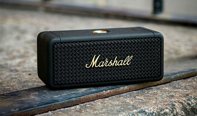 Loa bluetooth Marshall có một thiết kế sang trọng rất đặc trưng
