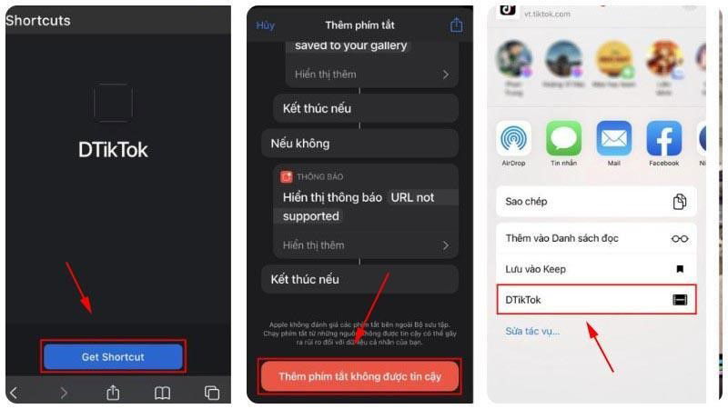 Tải video bằng Phím Tắt với hệ điều hành iOS 14