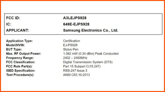 Bút S Pen của Galaxy S24 Ultra đạt chứng nhận FCC