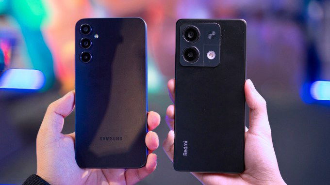 Galaxy A34 và Redmi Note 13 có sự chênh lệch về giá