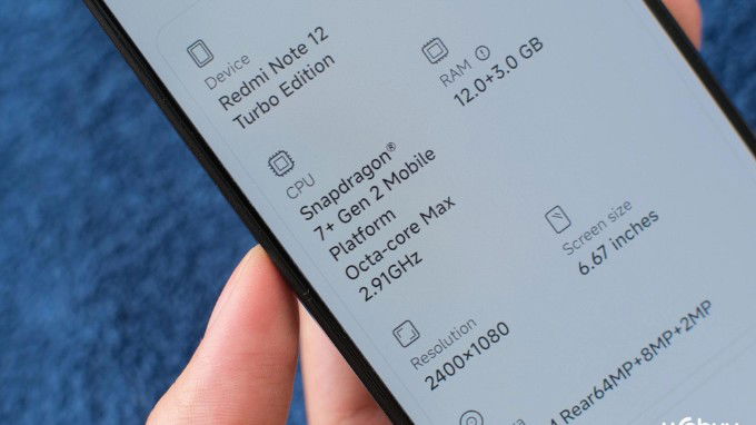 Hiệu năng Xiaomi Redmi Note 12 Turbo Harry Potter