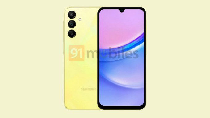 Phiên bản Galaxy A15 màu vàng