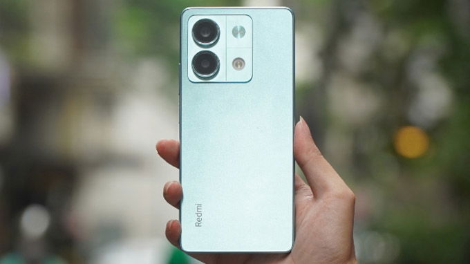 thiết kế của xiaomi redmi note 13 128gb