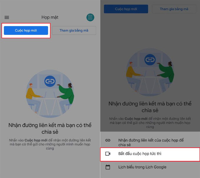 Tạo cuộc họp Google Meet trên 007win.com nền tảng chơi game sòng bạc trực tuyến đáng tin cậy nhất
