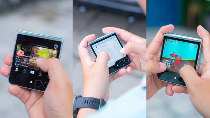 Galaxy Z Flip 5 có thể thực hiện mọi tác vụ