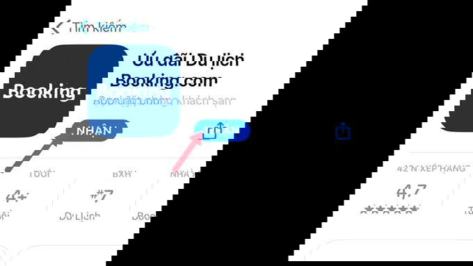 Hướng dẫn cách tải app đặt phòng khách sạn booking miễn phí trên iOS