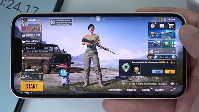 iphone 13 mini 128gb cũ đẹp test hiệu năng