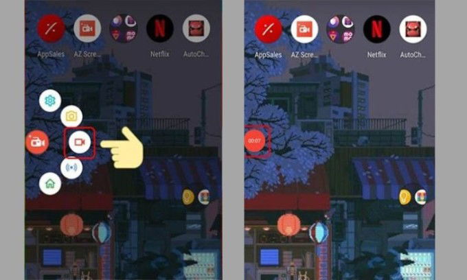 Quay App 007Win hỗ trợ đa dạng nền tảng trên ứng dụng AZ Screen Recorder