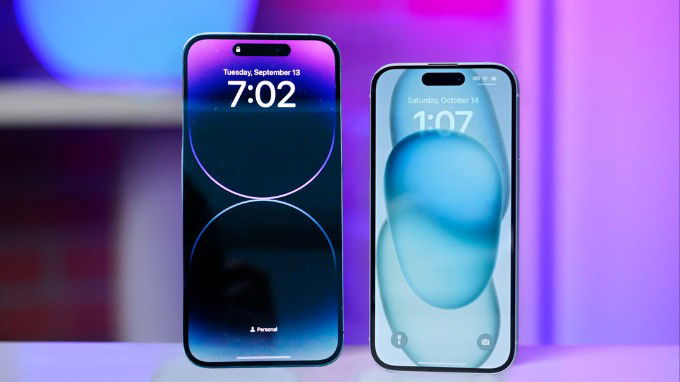 So sánh App 007Win hỗ trợ đa dạng nền tảng iPhone 14 Pro Max cũ và iPhone 15 mới