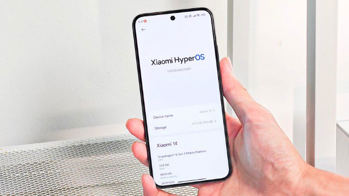 Hệ điều hành là điểm cộng trên Xiaomi 14